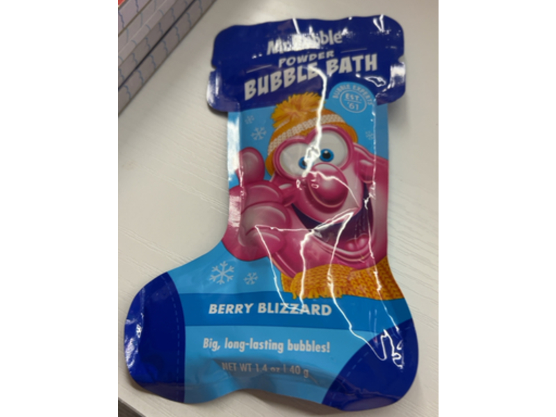 Mr. Bubble Powder Bubble Bath, Berry Blizzard, 1.4 oz/40 g