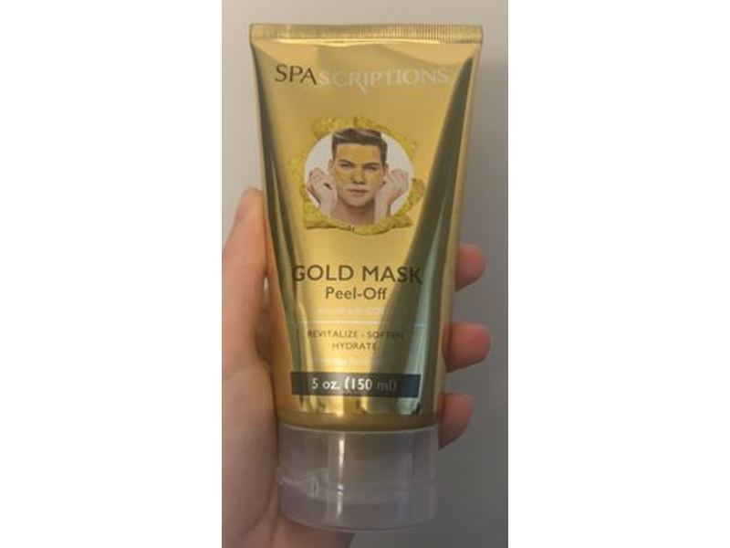 SPA Scriptions gold Mask Peel-Off, Gold, 5 oz/150 mL