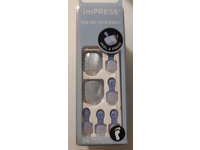Kiss Impress Color Press On Toenails, Glossy Blue, Pack of 24 - Image 3