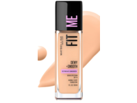 Maybelline New York Dewy + Smooth Fit Me Foundation, SPF 18 Normal To Dry 125 Nude Beige,1 fl oz/30 mL - thumbnail 1