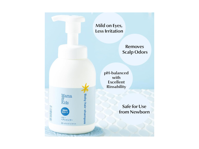 Mama & Kids Baby Hair Shampoo, 12.51 fl oz/370 mL