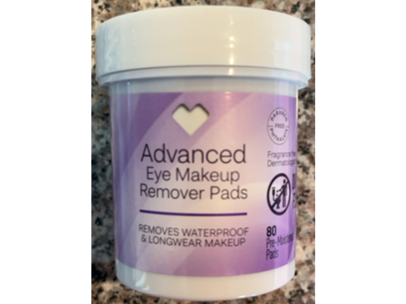Cvs Health Advanced Eye Makeup Remover Pads, 80 Count