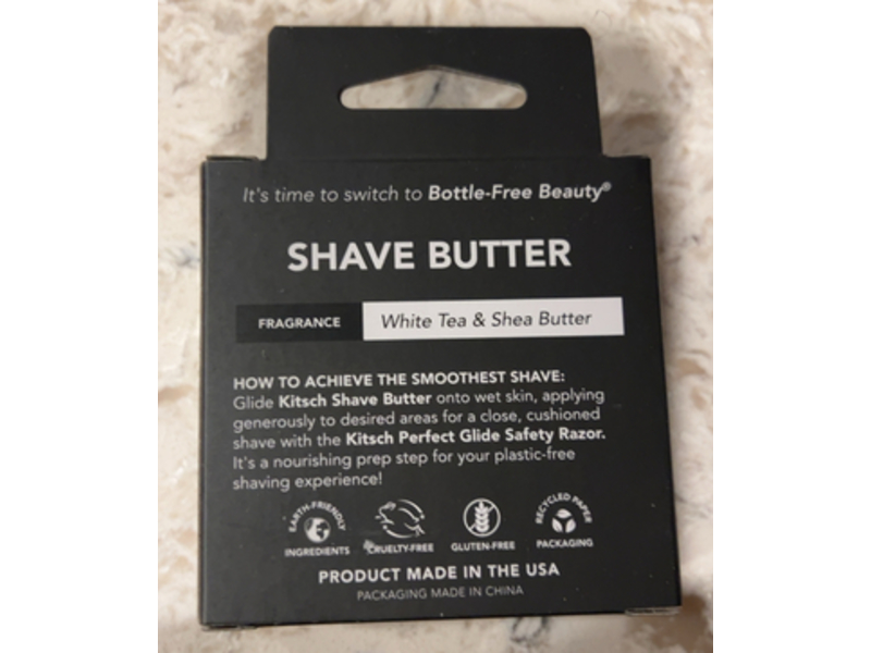 Kitsch Smooth Shave Butter, White Tea & Shea Butter, 4 oz/113 g