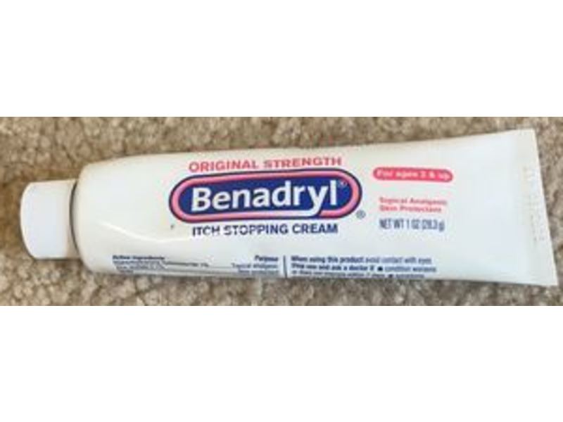 Benadryl Itch Stopping Cream, Original Strength, 1 oz/28.3 g