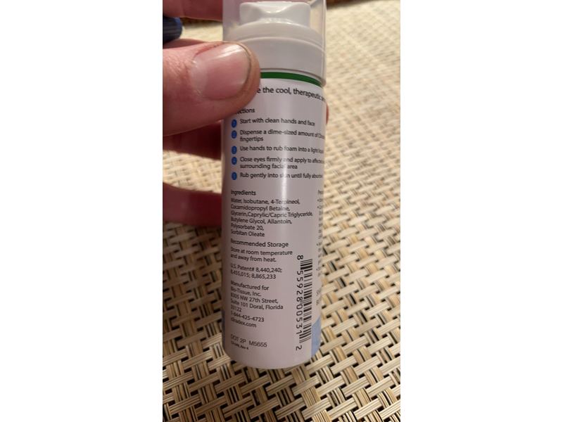 Cliradex Gentle Foaming Eyelid Cleanser, 1.5 fl oz /44 mL