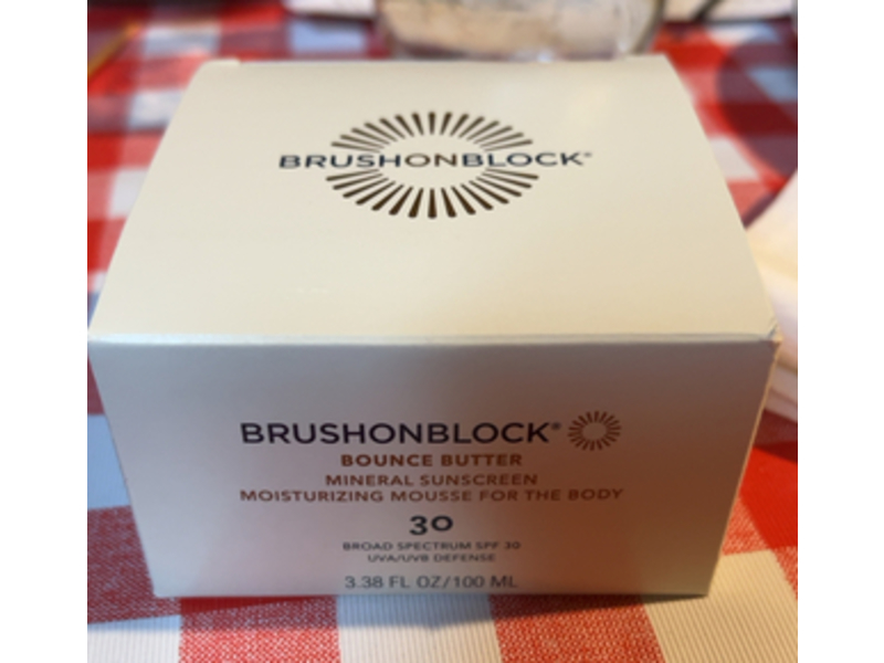 Brush On Block Bounce Butter Mineral Sunscreen, SPF 30, 3.38 fl oz/100 mL