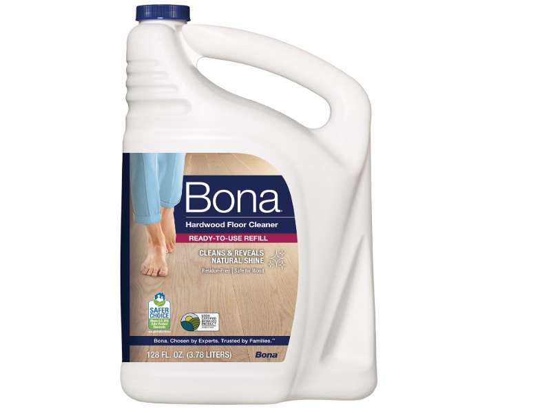 Bona Hardwood Floor Cleaner Refill, 128 fl oz/3.78 L