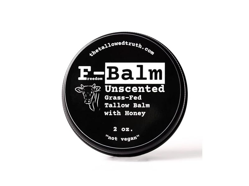 The Tallowed Truth Freedom Balm, Unscented, 2 oz/60 mL