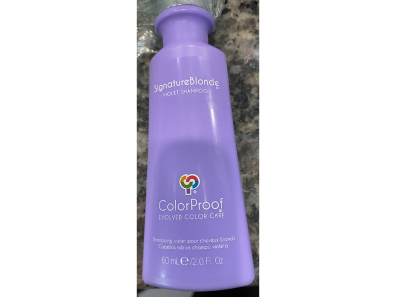 Color Proof Signature Blonde Violet Shampoo, 2 fl oz/60 mL
