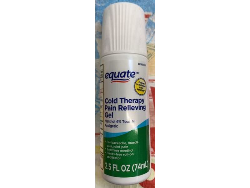 Equate Cold Therapy Pain Relieving Gel, 2.5 fl oz/74 mL