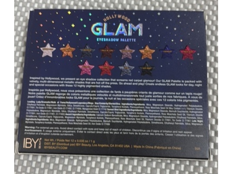 Iby Beauty Eyeshadow Palette, Hollywood Glam