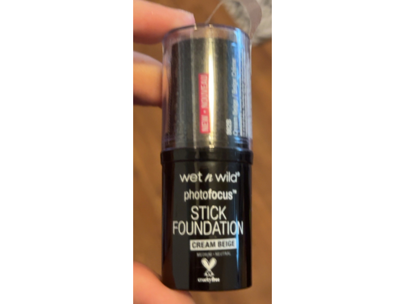 Wet N Wild Photofocus Stick Foundation, Cream Beige, 1 Count