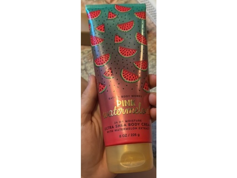 Bath & Body Works Ultra Shea Body Cream, Pink Watermelon, 8 oz/226 g