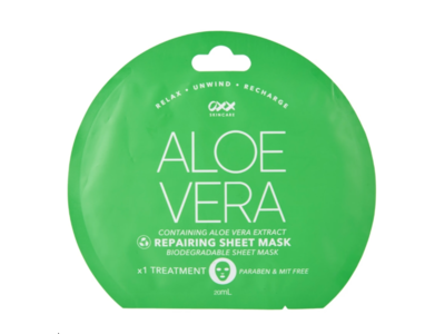 OXX Skincare Repairing Sheet Mask, Aloe Vera, 20 mL
