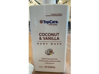 Topcare Everyday Gentle & Moisturizing Body Wash, Coconut & Vanilla, 18 fl oz/532 mL - thumbnail 2