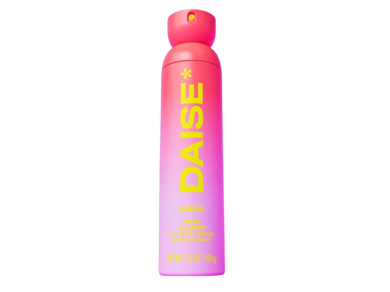 Daise All Body Spray & Deodorant, XOXO, Rose & Amber, 3.5 oz/100 g
