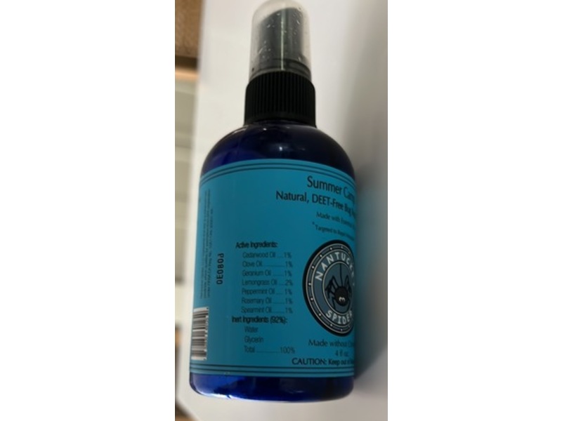 Summer Camp Bug Repellent, Nantucket Spider, 4 fl oz