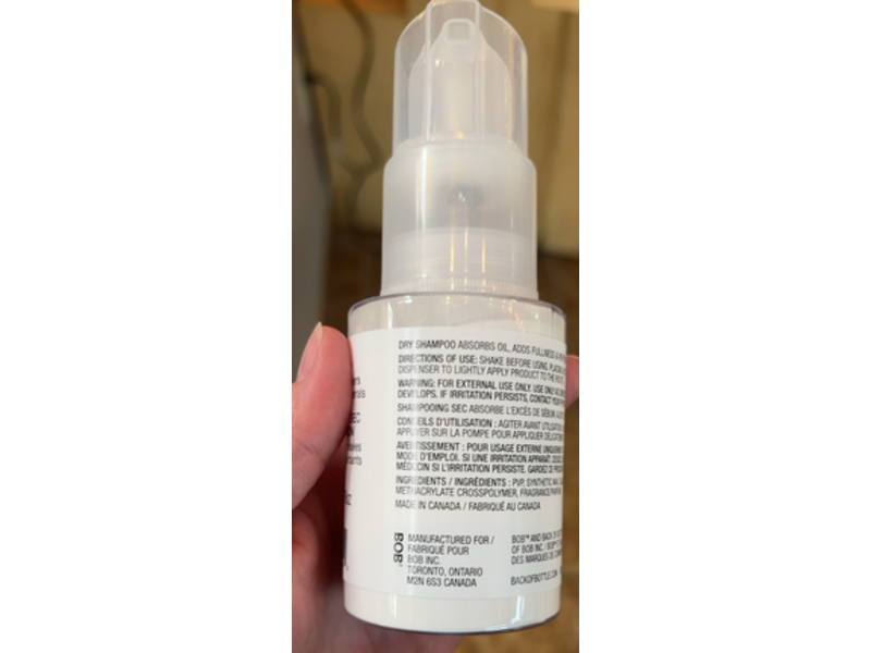 Bob Overtime Dry Shampoo, 1.76 oz/50 g