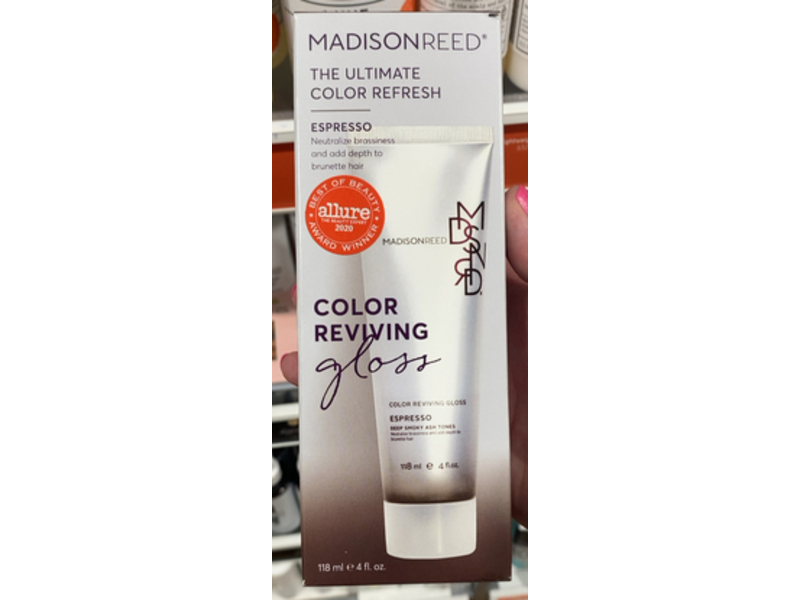 Madison Reed Color Reviving Gloss, Espresso Deep Smoky Ash Tones, 4 fl oz/118 mL