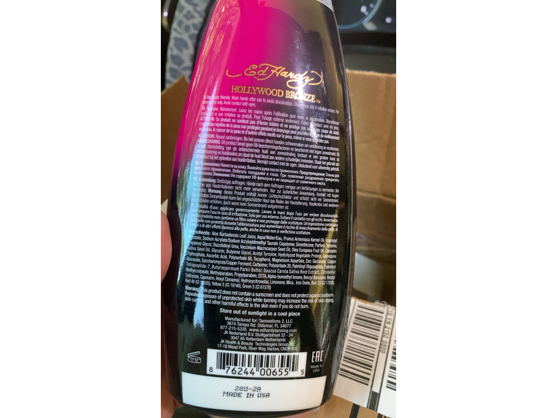 Ed Hardy Bronzer Tanning Lotion,Hollywood Bronze, 10 oz