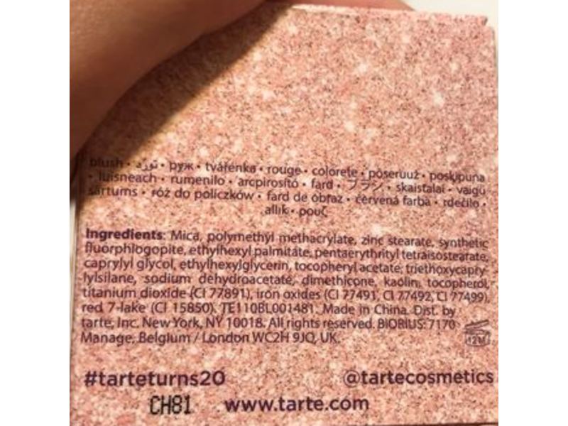 Tarte Cosmetics Limited-Edition Amazonian Clay 12-Hour Blush, 0.2 oz/5.6 g