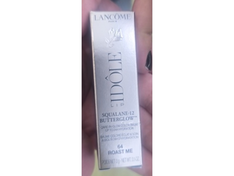 Lancome Lip idole Squalane-12 Butterglow Hydrating Lip Balm, 64 Roast Me, 0.1 oz/3 g