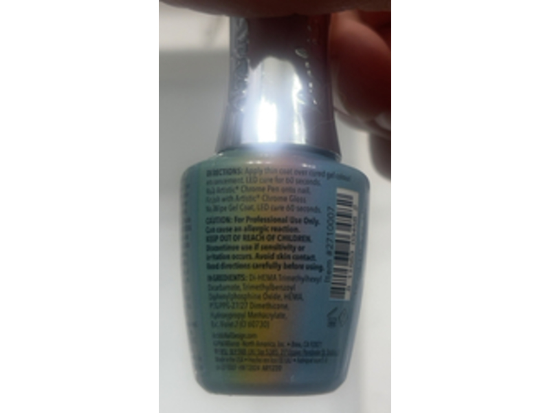 Artistic Chrome Gloss No Wipe Gel Coat, 0.5 fl oz/15 mL