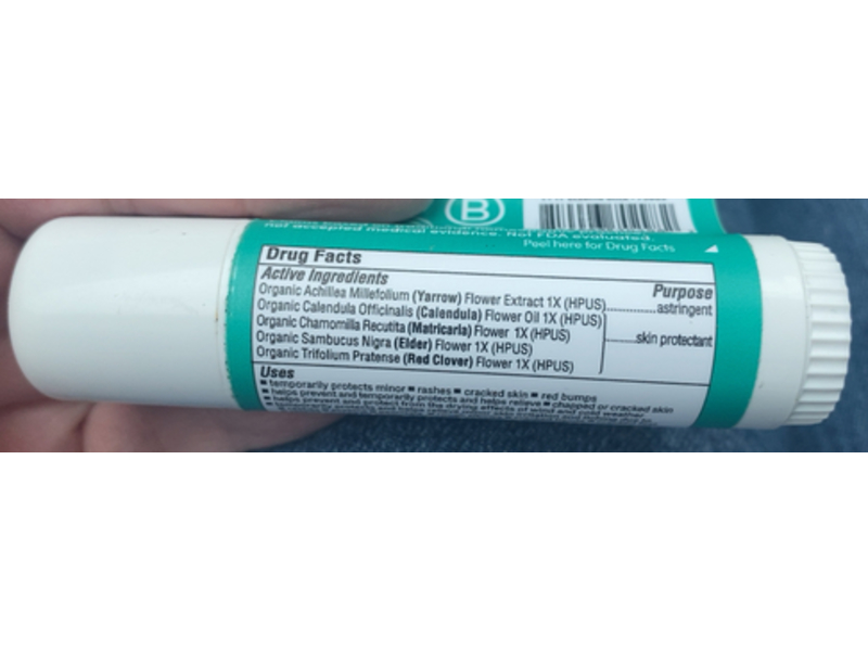 Green Goo All Over Face + Body Eczema Stick, Calendula, Yarrow, Blue Chamomile, 0.6 oz/7 g