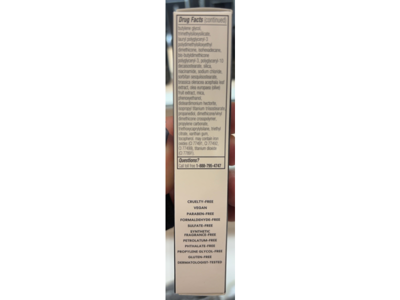 Bareminerals Barepro All Over Skin-Perfecting Mineral Sunscreen Matte Concealer, Medium 350 Neutral, SPF 25, 0.25 fl oz/7.5 mL