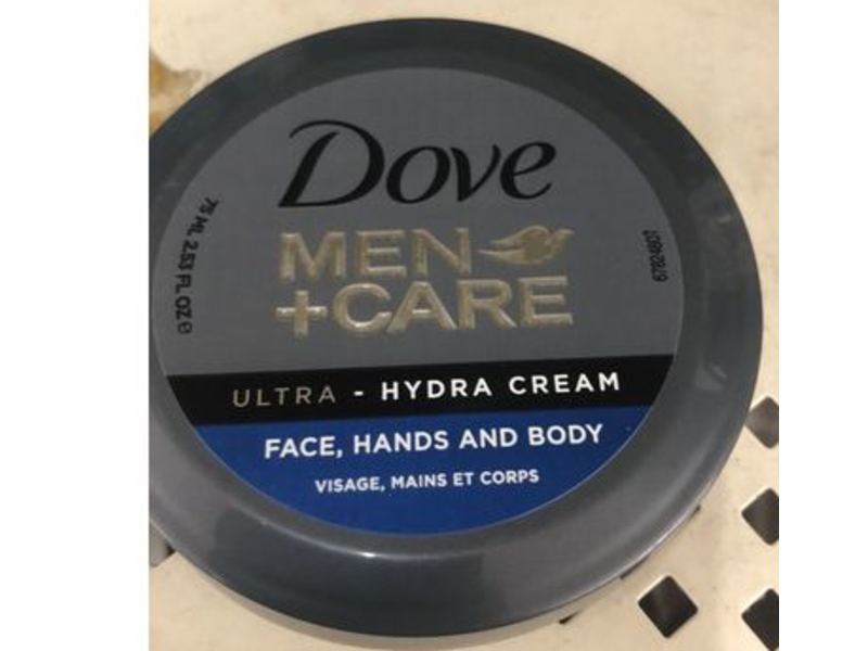Dove Men + Care Ultra Hydra Cream, 2.53 fl oz/75 mL, Pack Of 4