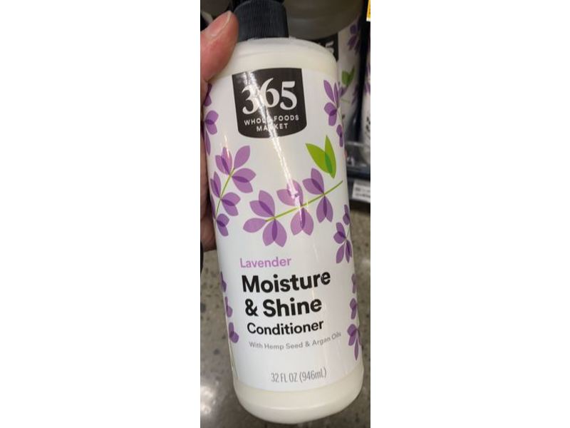 365 By WFM Moisture & Shine Conditioner, Lavender, 32 fl oz/946 mL