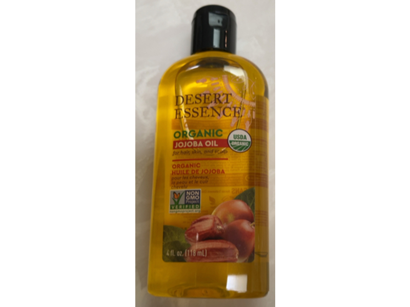 Desert Essence Organic Jojoba Oil, 118 mL