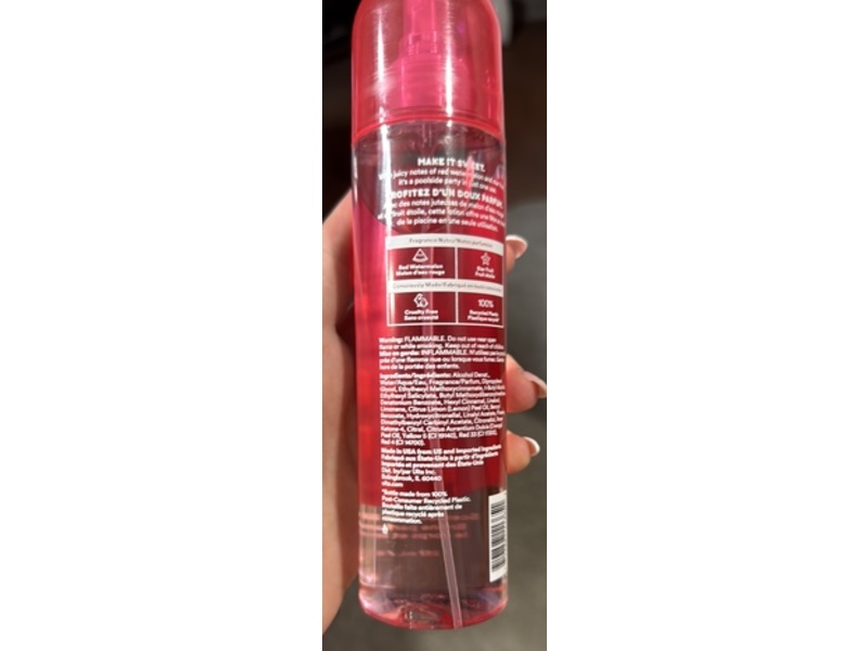 Ulta Beauty Scented Hair & Body Mist, Watermelon Waves, 8.7 fl oz/257 mL