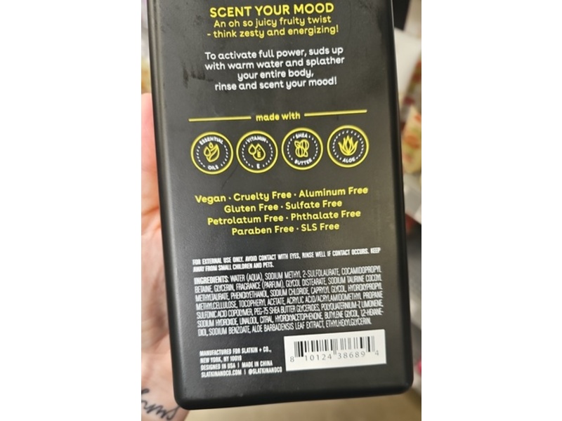 Slatkin + Co. Dwell Body Wash, Citrus, 16 fl oz/473 mL