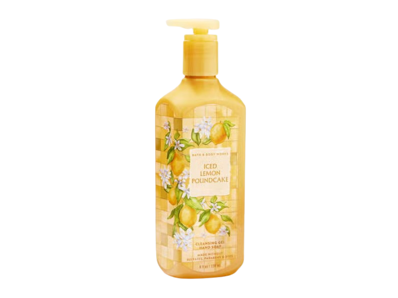 Bath & Body Works Cleansing Gel Hand Soap, Iced Lemon Poundcake, 8 fl oz/ 236 mL