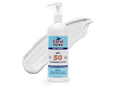 Coral Isles Sunscreen Lotion, Spf 50, 32 oz/997 g
