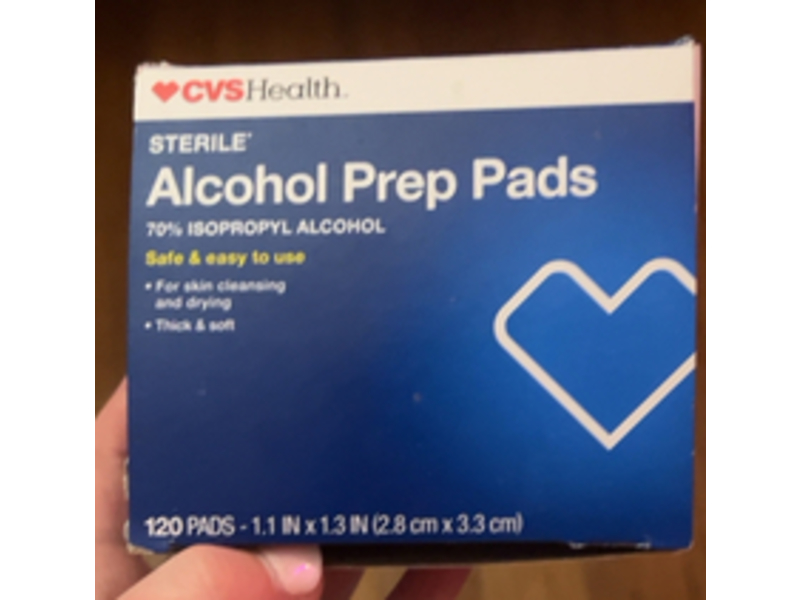 CVS Health Alcohol Prep Pads, 120 Count