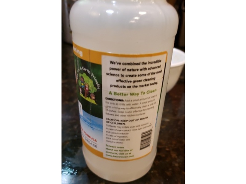 Azure Clean Dish Soap, 16 fl oz