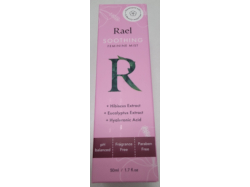Rael Soothing Feminine Mist,1.7 fl oz/50 mL