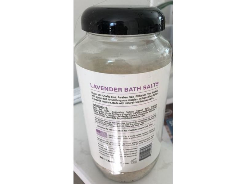 ToTheMarket Bath + Body, Lavender Bath Salts, 32 oz