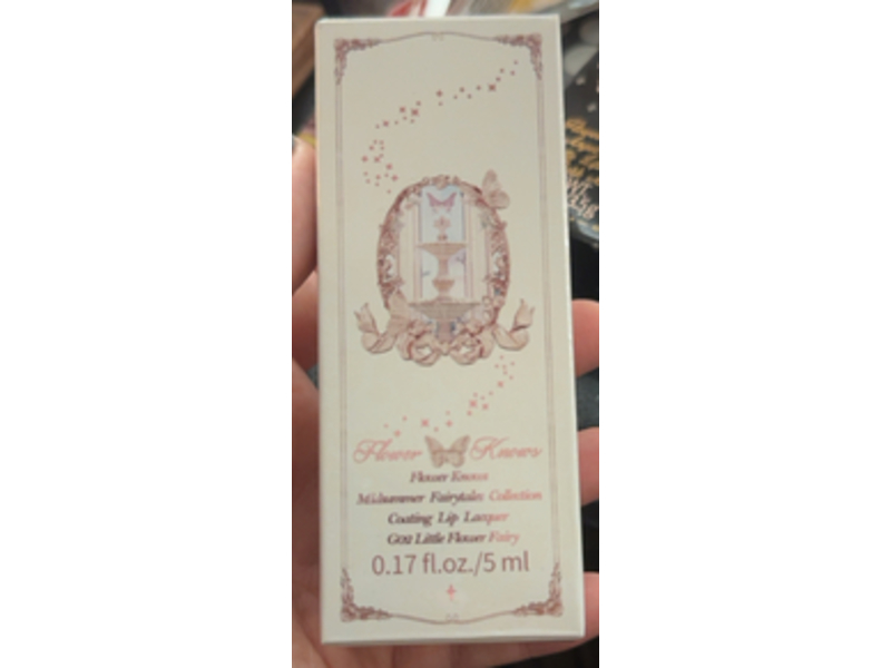 Flower Knows Coating Lip Lacquer, GO2 Little Flower Fairy, 0.17 fl oz/5 mL
