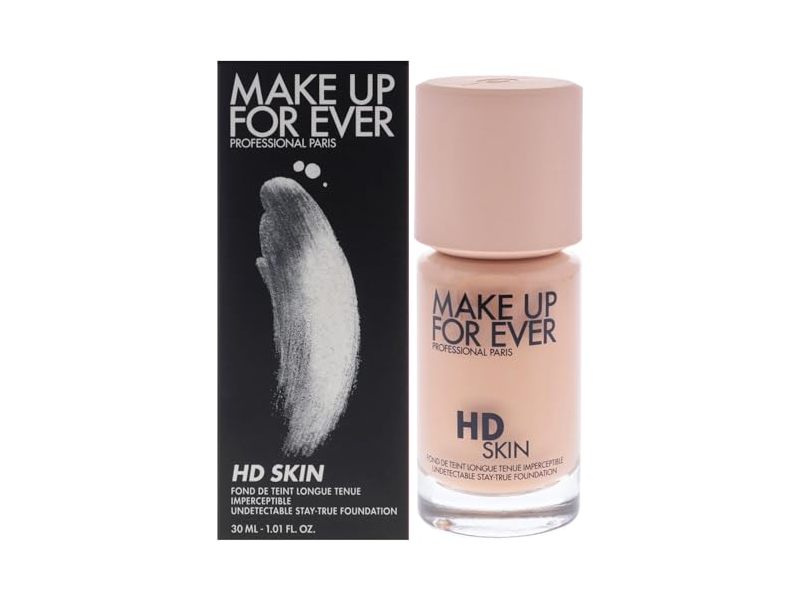Make Up For Ever HD Skin Undetectable Longwear Foundation, 2R24, 1.01 fl oz/30 mL
