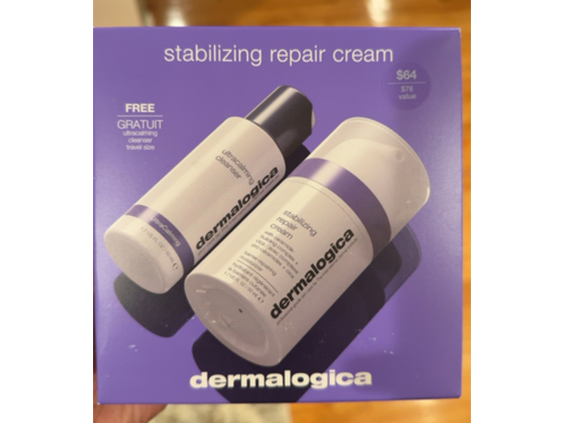 Dermalogica UltraCalming Cleanser & Stablizing Repair Cream Duo, 1.7 fl oz/50 mL