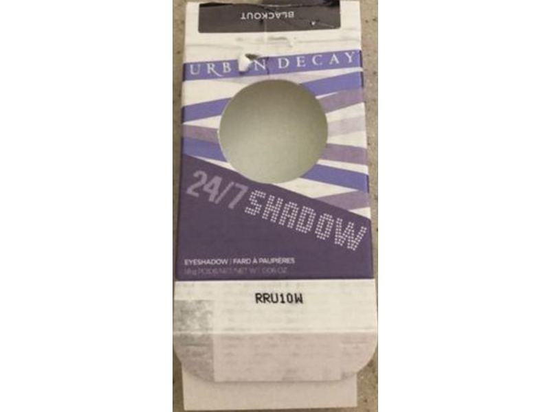 Urban Decay 24/7 Eyeshadow, Blackout, 0.06 oz/18 g