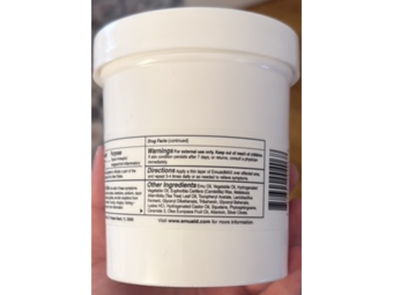 Emuaid EmuaidMAX First Aid Ointment, Maximum Strength, 16 fl oz/480 mL