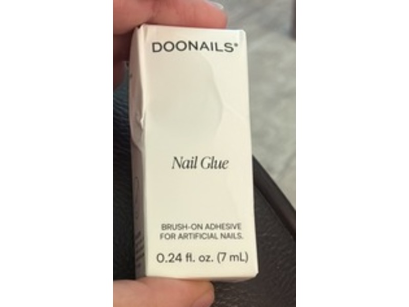 Doonails Brush-On Adhesive Nail Glue, 0.24 fl oz/7 mL, Pack Of 3