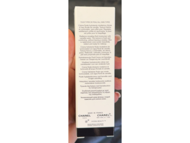 Chanel Hydra Beauty Camelia Water Cream Illuminating Hydrating Fluid , 1 fl oz/30 mL