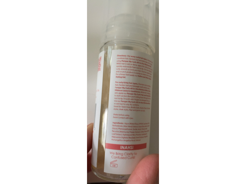 Inahsi Define & Shine Volumizing Styling Foam, Fragrance Free, 1.7 fl oz/50 mL