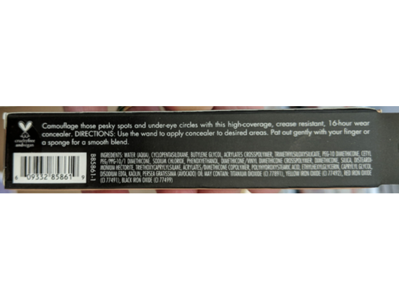 E.l.f. 16 Hr Camo Concealer, Medium Neutral, 0.2 fl oz/6 mL