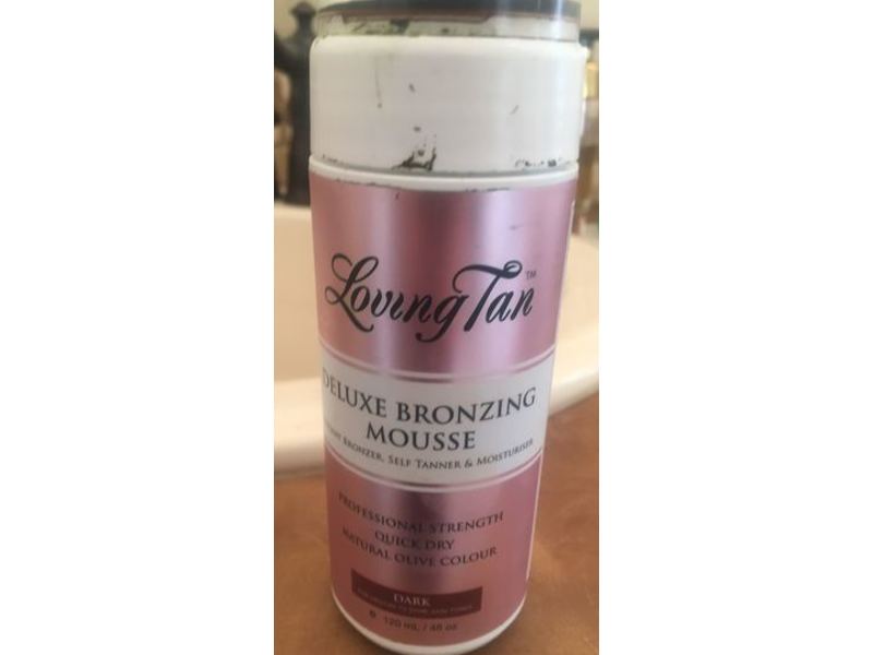 Loving Tan Deluxe Bronzing Mousse, Dark, 4 fl oz/120 mL